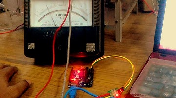 Project 7: How to make an ammeter using Arduino UNO and ACS712 current sensor .