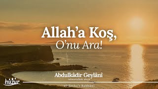 Allaha Koş. Onu Ara. Onun Kapısını Arzula Yola Revan Ol Abdulkadir Geylani
