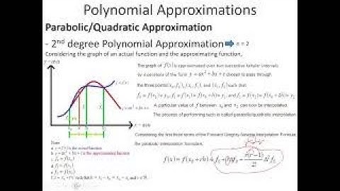 Polynomial Approximations and Interpolations (Part VI) - NOYPI