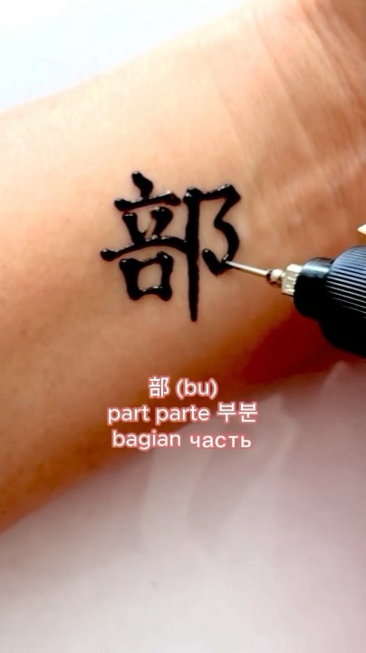 How To Write & Read Japanese Kanji “部” #japanese #kanji #hiragana # ...