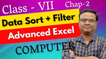 Advanced Excel 2 Sorting and Filtering data Class VII Part 2 | St. Joseph