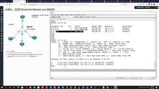 OSPF   LAB2b   Broadcast Network over DMVPN