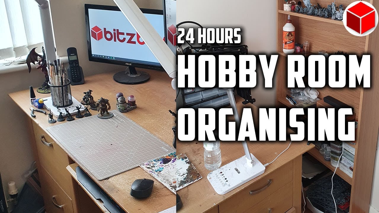 I built the ULTIMATE hobby room in my garage! 
