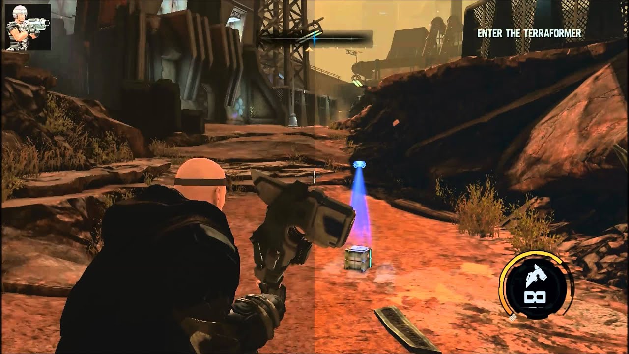 Red Faction Armagddon SweetFX Split Screen Example - YouTube