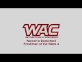 2021-22 WAC Women's Basketball Freshman of the Week 4