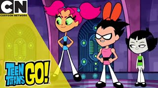 When the Titans Helped the Power Puff Girls | Teen Titans Go! | Cartoon Network UK