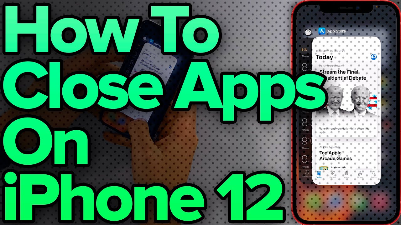 How To Close Apps On Iphone 12 Youtube