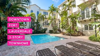 3-Story Townhome Tour in Downtown Fort Lauderdale | 510 SE 7th St Unit 401 Fort Lauderdale FL 33301