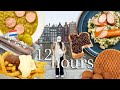 Eating Only DUTCH Food in Amsterdam for 12 Hours 🍟🐟🥞🧀