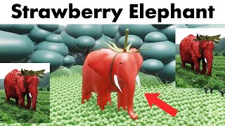 Strawberry Elephant Resimi