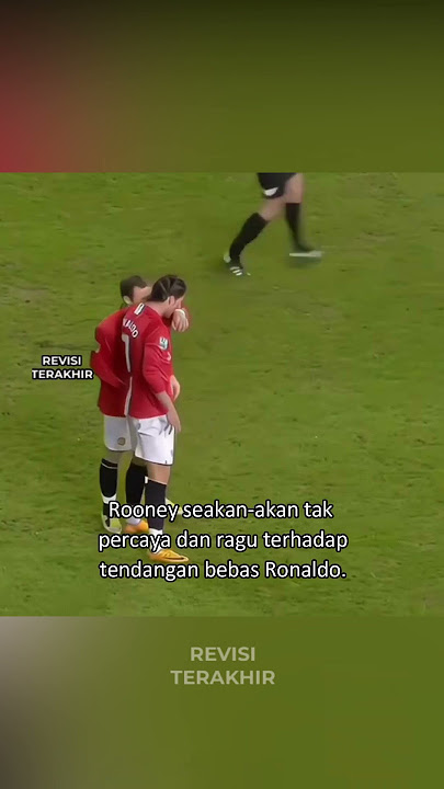 Saat Rooney ragukan tendangan bebas Ronaldo