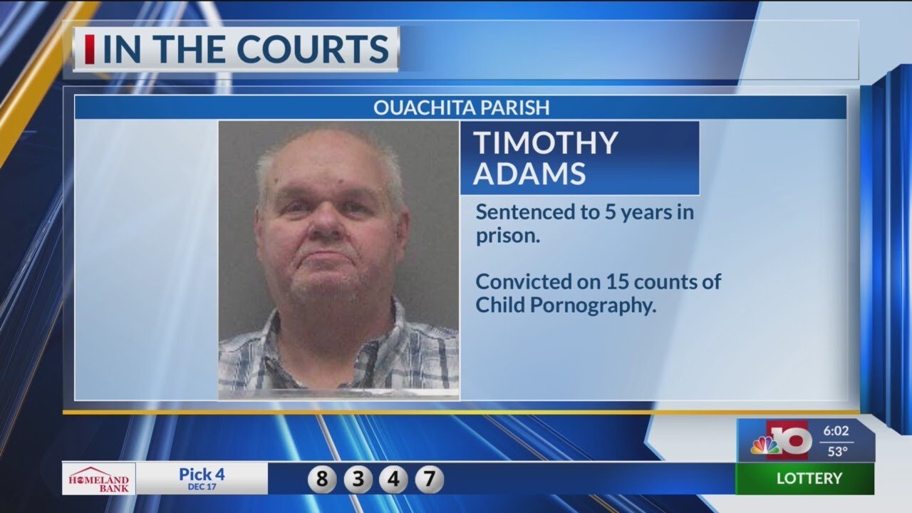 West Monroe man sentenced to serve 5 years in prison for Child Porn