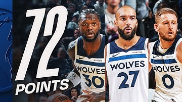 Randle, DiVincenzo & Gobert Combine For 72 PTS In Golden State | December 12, 2025