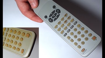 DVD remote control renovation