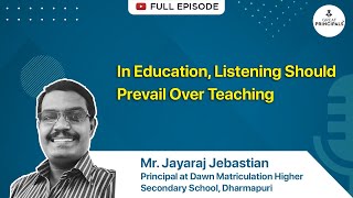Great Principals | Talkshow | Mr. Jayaraj Jebastian | Dawn Matriculation School | Dharampuri | T.N. screenshot 2
