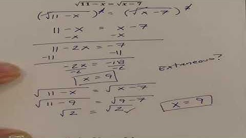 Lesson 5.4 Solving an Equation with Two Radicals Independent Practice Answers