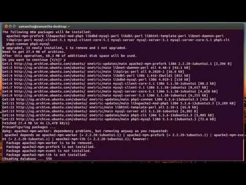 How to Install LAMP in Ubuntu 11.10 (Oneiric Ocelot)