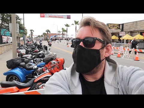 Daytona Beach Bike Week 2021 Begins - Opening Weekend Lightning & Rain Storm / Beach Closure & MORE