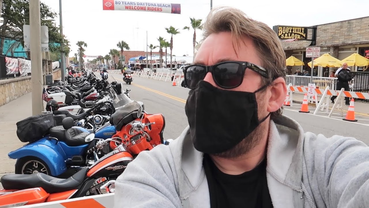 Daytona Beach Bike Week 2021 Begins - Opening Weekend Lightning & Rain Storm / Beach Closure & MORE