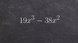 Factoring out the GCF of an expression