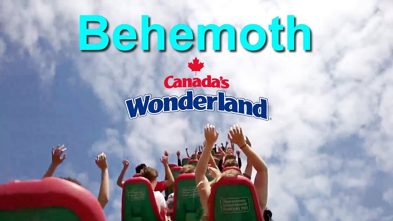 2018 Behemoth Roller Coaster On Ride Back Seat HD POV Canada's