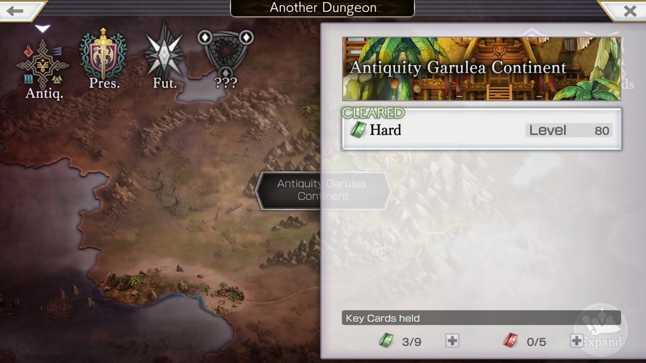 Another Eden [Global] - Another Dungeon: Garulea Continent [Antiquity]