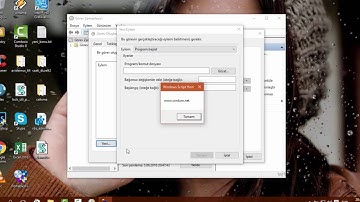 Açılışta kullanıcı hesabı denetimine takılmadan program çalıştırmak