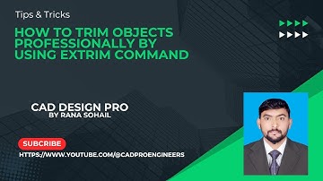 How to Use the EXTRIM Command in AutoCAD | #hindi #autocad #civil3d