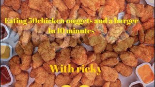 50 chicken nuggets challenge Wendy’s