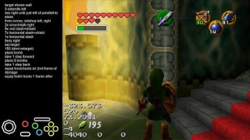 Adult post ganondoor collapse skip setup with bomb push