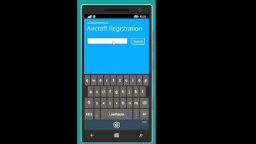 Aviation Database for Windows Phone