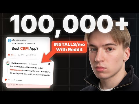 Reddit App Marketing using AI How to Reach 100,000+ Installs ZERO ADSPEND