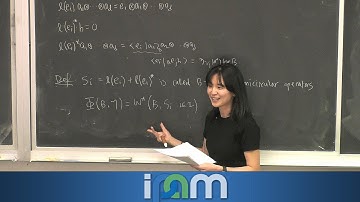 Yoonkyeong Lee - On conjugate systems with respect to completely positive maps - IPAM at UCLA