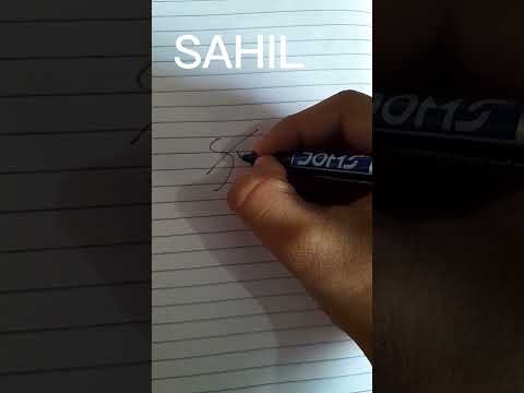 Signature Of Sahil Name Signature Sahil