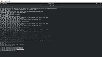 Configuración de una tarjeta de red en Linux con NetworManager (nmcli)