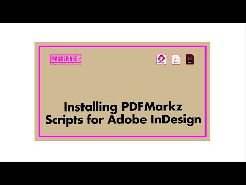 PDFMarkz InDesign Scripts