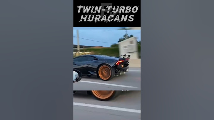 Twin-Turbo Huracans