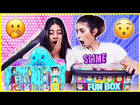 Kutudan Ne Çıkacak Slime Challenge Dev Mega Çöplük Slaym Eğlenceli Çocuk Videosu Dila Kent