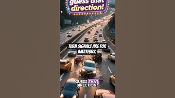 Waarom u geen richtingaanwijzers moet gebruiken – Mysterieus rijden is leuk
