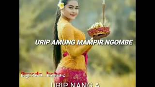 PITUTUR JAWI-URIP AMUNG MAMPIR NGOMBE
