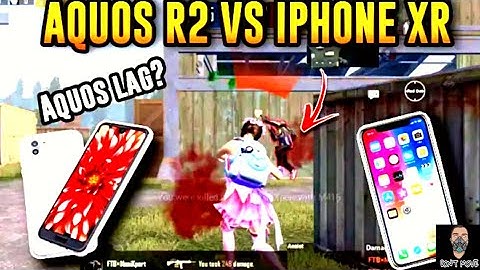 sharp Aquos R2 vs iphone Xr