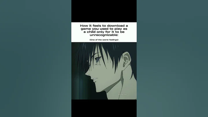 POV: When you download a childhood game but it's unrecognizable #anime #relatable #fypシ゚viral