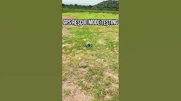 Fpv drone gps rescue mod testing
