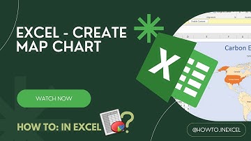 Excel - How to create Map Chart (Geographic chart) in Excel