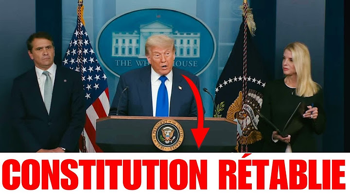 BOOM! Trump: "La Constitution a été rétablie" CONFÉRENCE DE PRESSE HISTORIQUE | La Voix de L'Afrique
