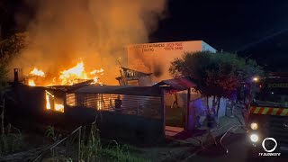 Incêndio destrói casa em Francisco Beltrão