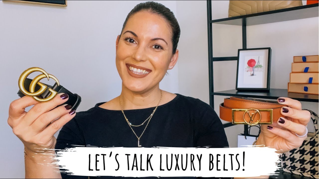 How To Wear A Designer Belt: Gucci & Louis Vuitton - Christinabtv