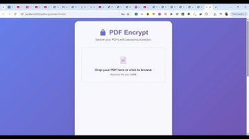Build a PDF Encrypt & Decrypt to Protect PDF With Password in Browser Tool Using HTML & JavaScript