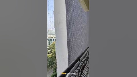 Balcony Bird Net Or Pigeon Net Installation | Polycarbonate Transparent Anti Bird Net | Vpestify