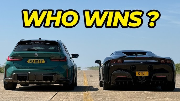 BMW M3 vs Ferrari SF90